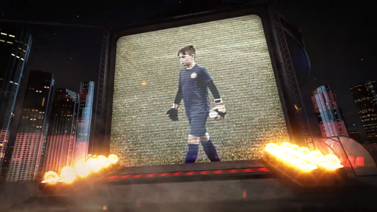 מצגת לבר מצווה כדורגל זרקורים